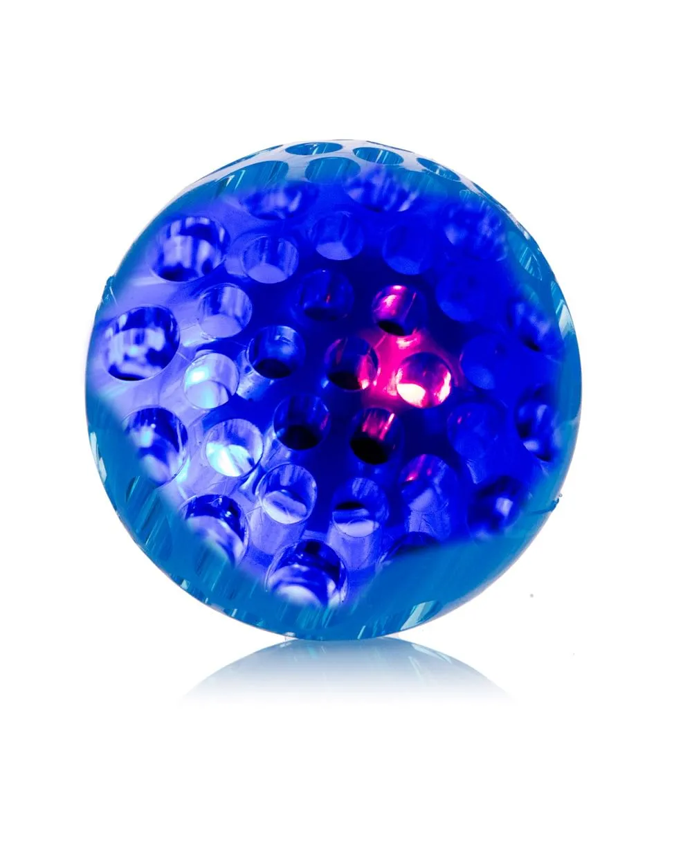 1 Dog Ball Toys Light Up Dog Toys-Sound Toys-Tough Bouncing Balls for Dogs, Pet Toys For Blind & Old Dogs