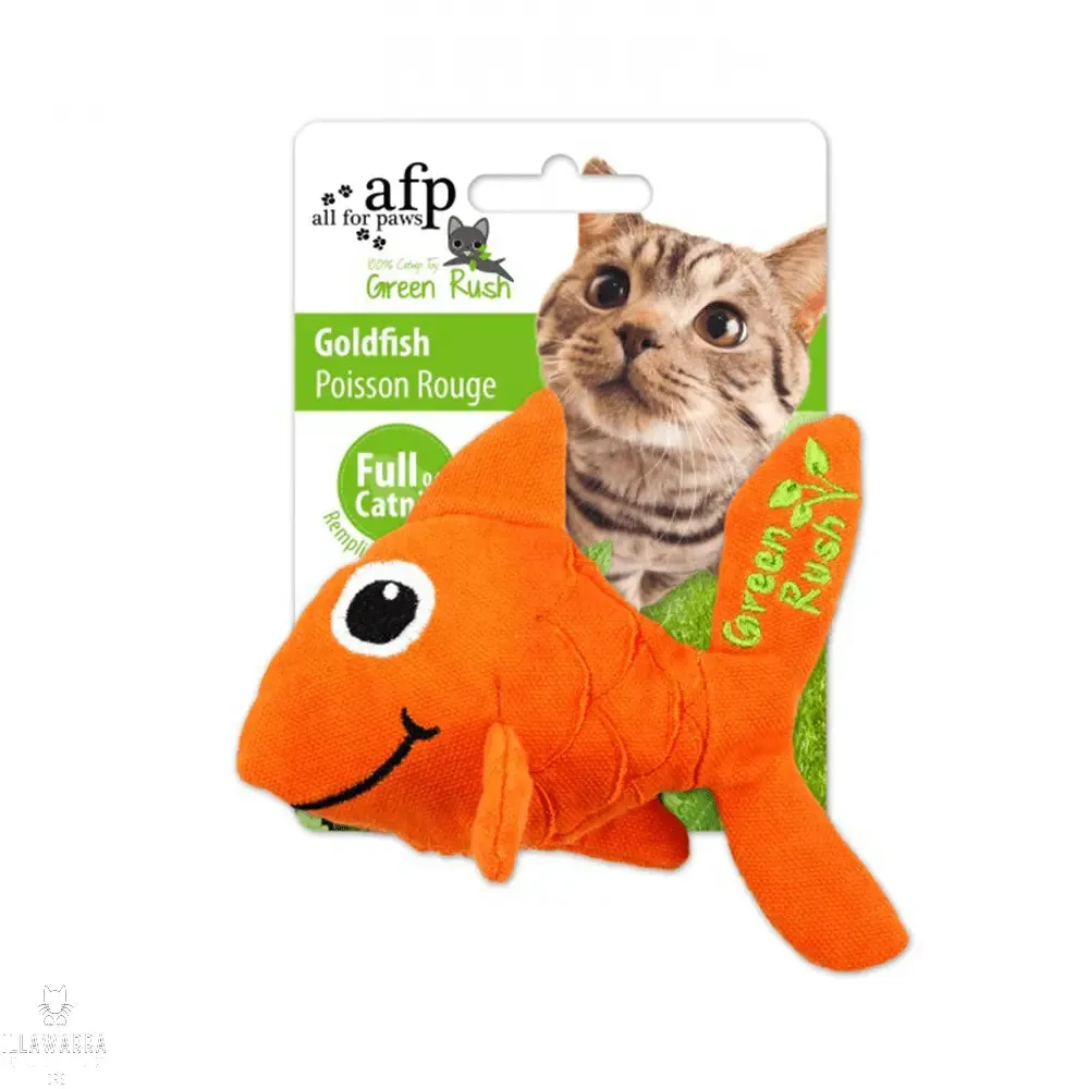 AFP Green Rush Goldfish Cat Toy