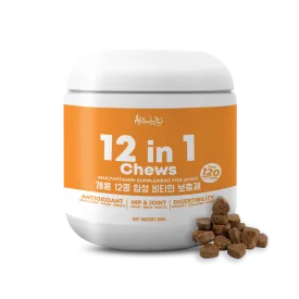 Altimate Pet 12 in 1 Multivitamin Supplement For Dogs - Over 120 Soft Chews (250g)