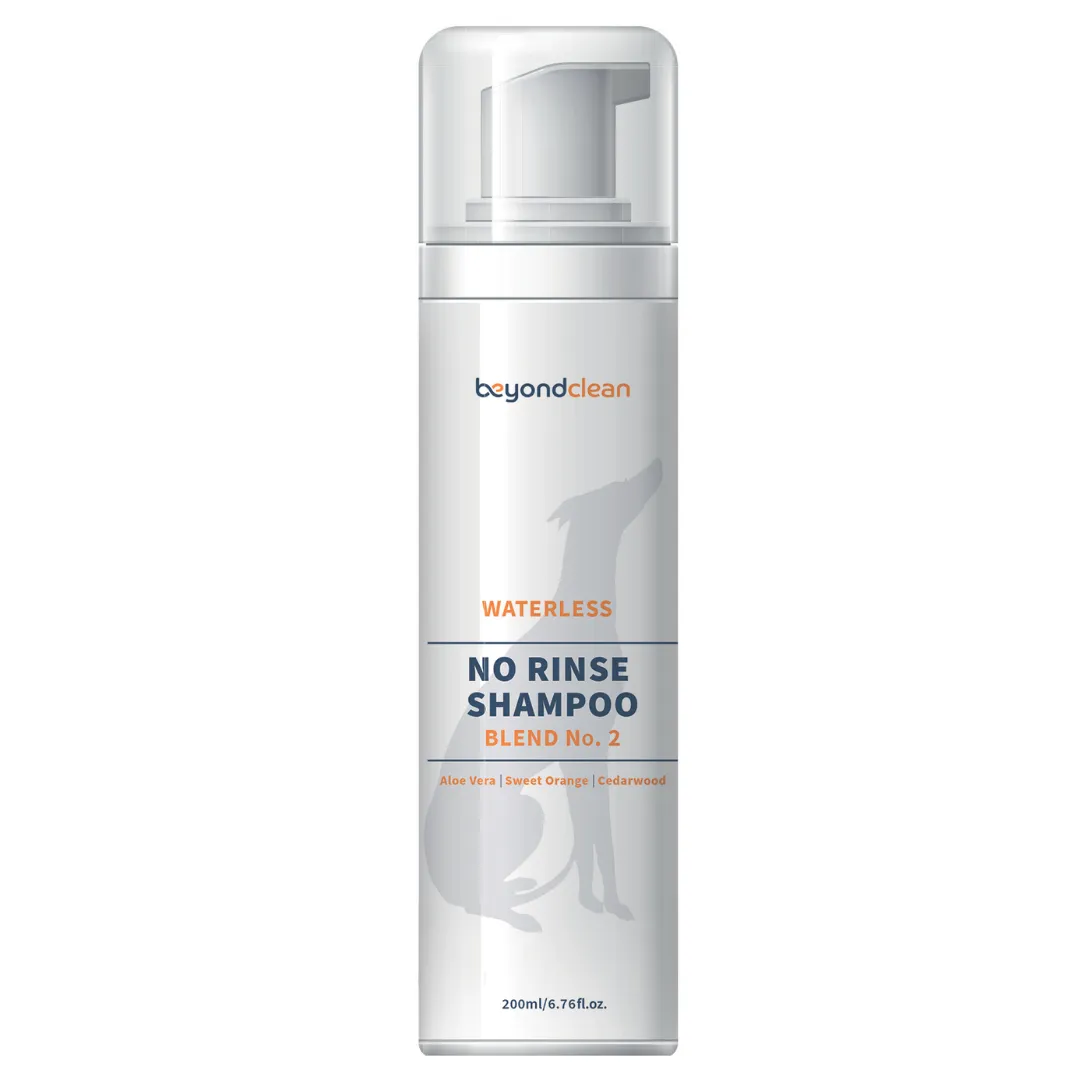 Beyond Clean Blend No.2 Organic Sweet Orange Waterless No Rinse Shampoo Foam For Dogs
