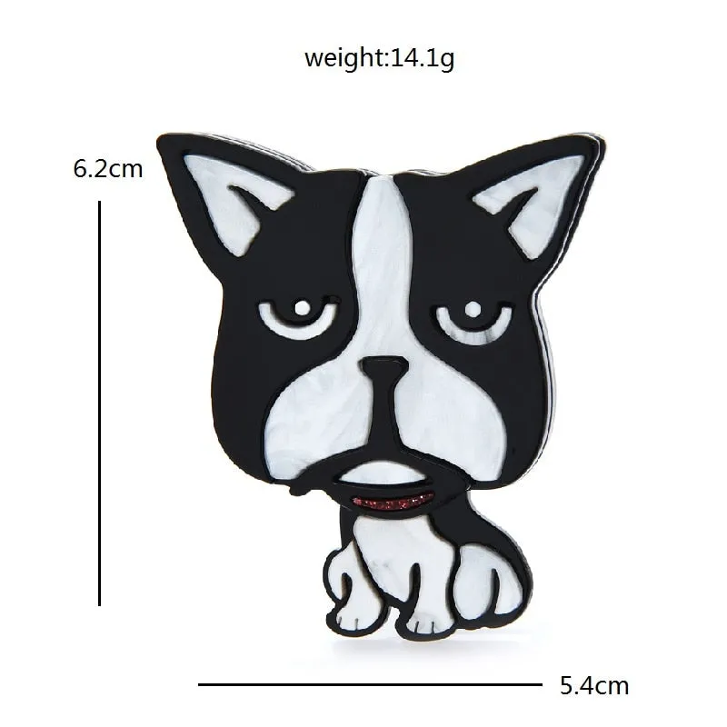 Big Head Dog Pet Brooch Pin