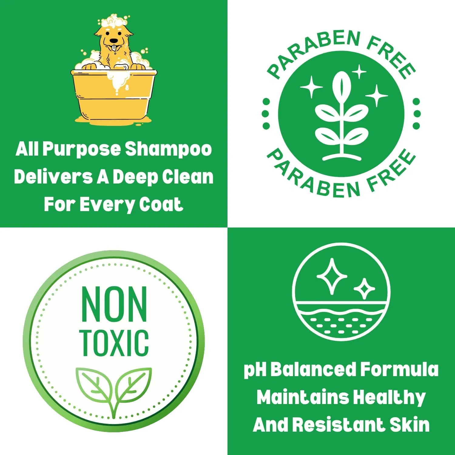 Clean Shampoo for Dogs and Cats with Great Long Lasting Scent 16 oz. | Cruelty-Free | Paraben-Free | Biodegradable and Non-Toxic | Made in USA