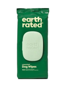 Earth Rated USDA Certified Biobased Unscented Grooming Wipes for Dogs and Cats