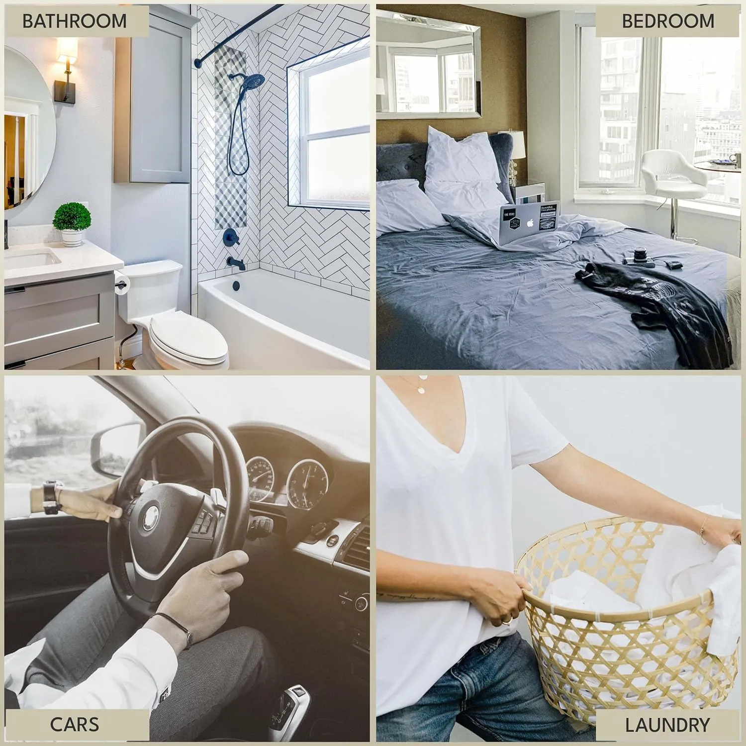 Freshen Up Dad's day with gift of Lavender Air FreshenerNon-Toxic & Natural Essential OilSprayOdor Eliminator and Deodorizer for Home/Toilet/Room/Lounge/Fabric-Linen-Spray for Bedding2 PK 4 Oz each