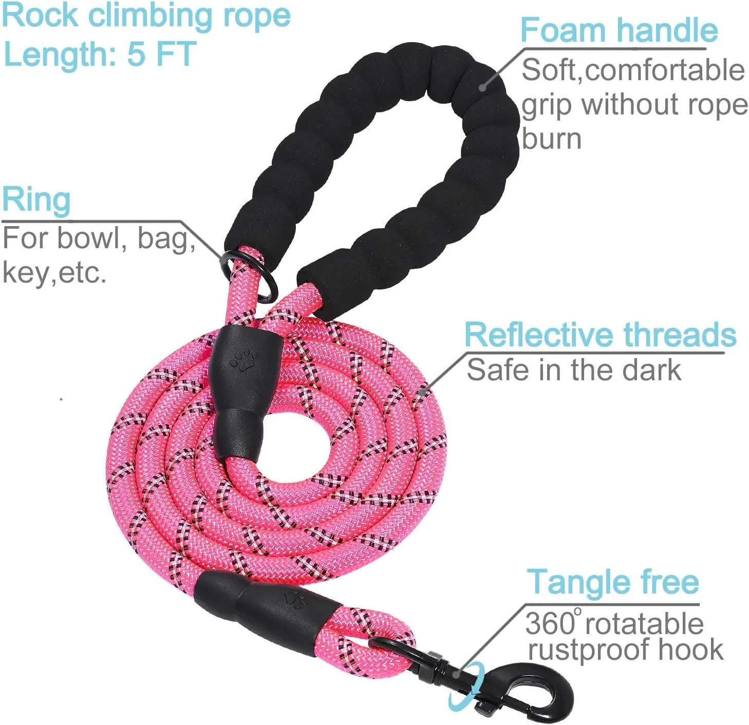haapaw 2 Packs Martingale Dog Collar with Quick Release Buckle Reflective Dog Training Collars for Small Medium Large Dogs