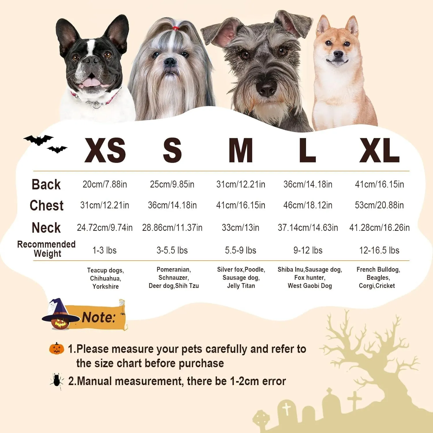 Halloween Dog Hoodies for Large Dogs: Puppy Pumpkin Sweatshirt Winter Warm Ghost Bat Costume Halloween Dog Hooded Clothes Pet Cat Holiday Apparel (Black, L)