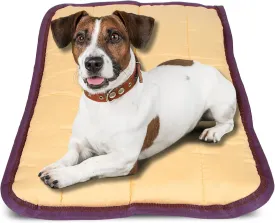 Jeffers Pet Comfort Dog Pillow, Medium 25" x 33", Tan  Machine Washable Dog Bed for House, Sofa, Crate & Travel  Poly Cotton Shell, Winter Warmth, Soft, Comfy, Durable, Top Pet Bedding