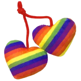 Kittybelles Pride Heart Strings Cat Toy