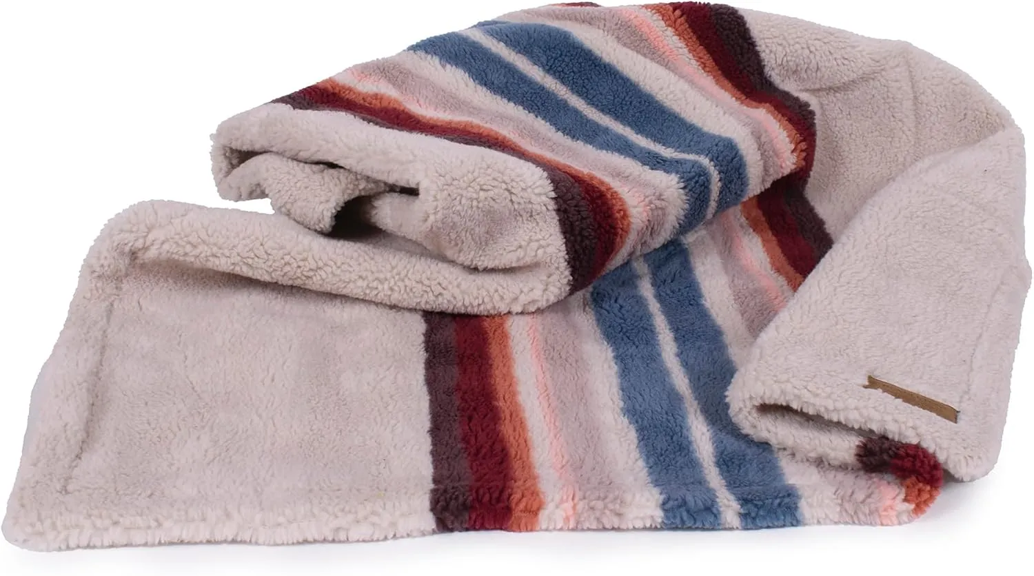 PENDLETON Berber Pet Blanket - Serape Rosewood