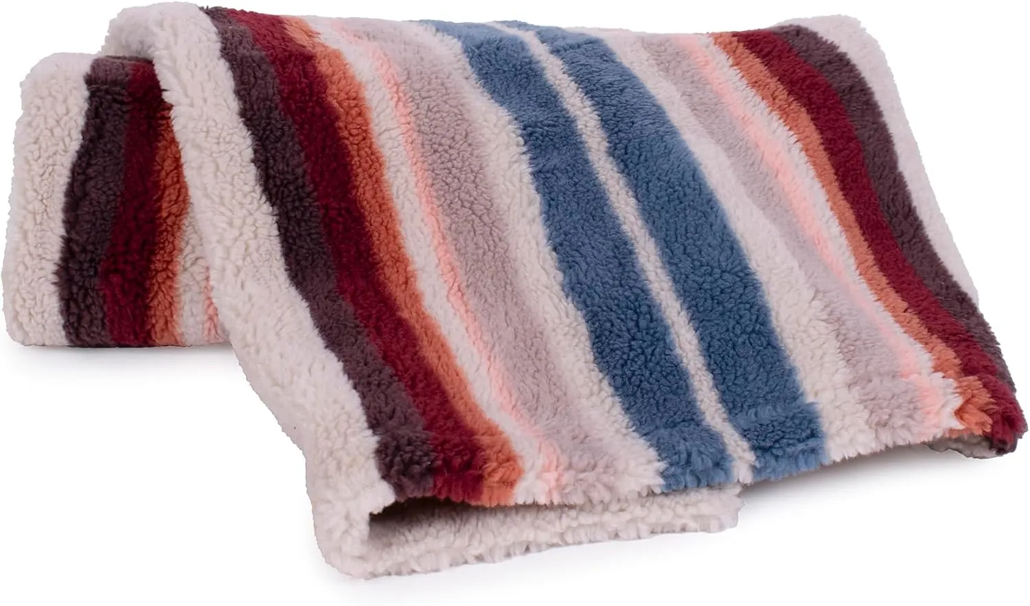 PENDLETON Berber Pet Blanket - Serape Rosewood