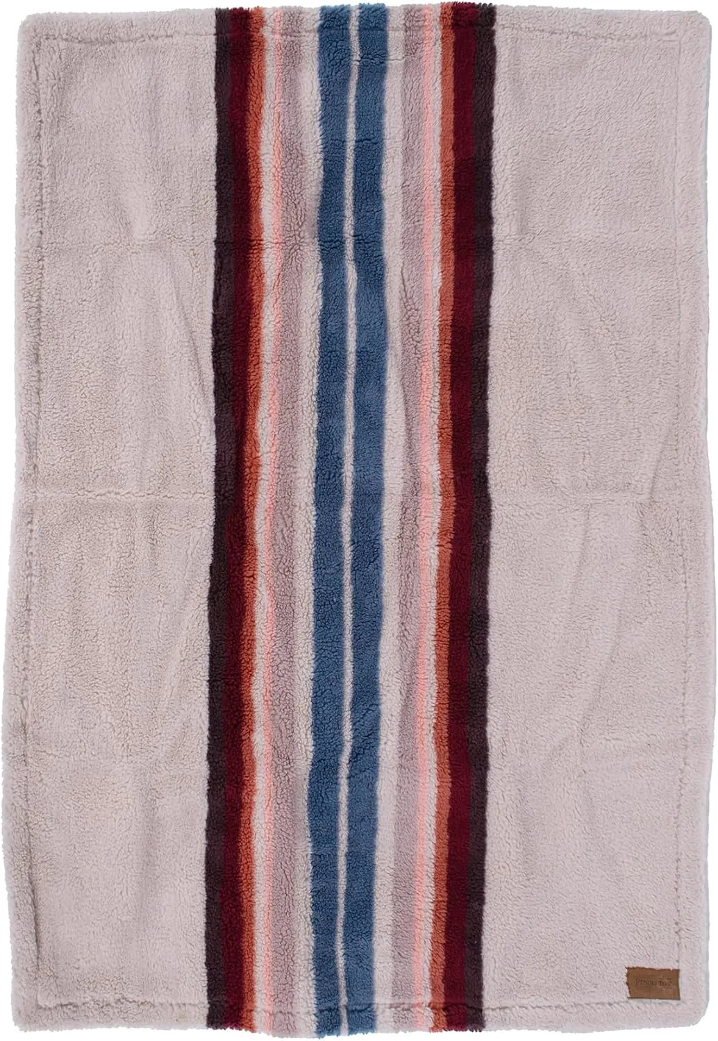 PENDLETON Berber Pet Blanket - Serape Rosewood