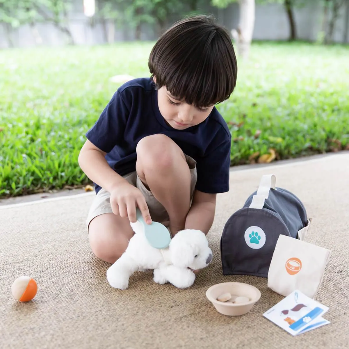 Pet Care Set by Plan Toys