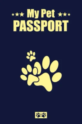 Pet Passport & Medical Record, for Pet Health and Travel Size 4"x 6": with a normal passport size this Pet Health & Vaccine Track Journal Notebook, ... Record Book For Pet Lovers Dogs Puppies Paperback  March 24, 2022