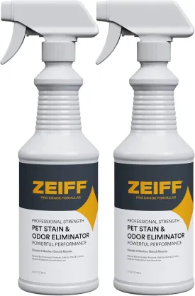 Pet Stain and Odor Remover - Pet Odor Eliminator for Home and Professional Use - Pet Urine Enzyme Cleaner to Break Up Tough Stains - Carpet Stain Remover for Dog Urine and Cat Pee, Feces, Fluids