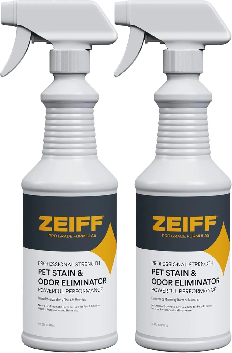 Pet Stain and Odor Remover - Pet Odor Eliminator for Home and Professional Use - Pet Urine Enzyme Cleaner to Break Up Tough Stains - Carpet Stain Remover for Dog Urine and Cat Pee, Feces, Fluids