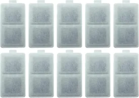 Pet Standard Replacement Large Water Filter Compatible With Whisker City Automatic Pet Fountain, Pack of 10