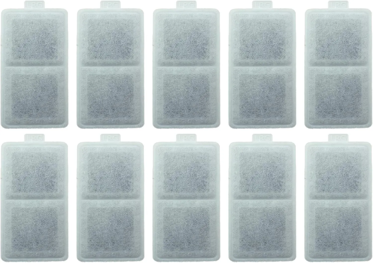 Pet Standard Replacement Large Water Filter Compatible With Whisker City Automatic Pet Fountain, Pack of 10