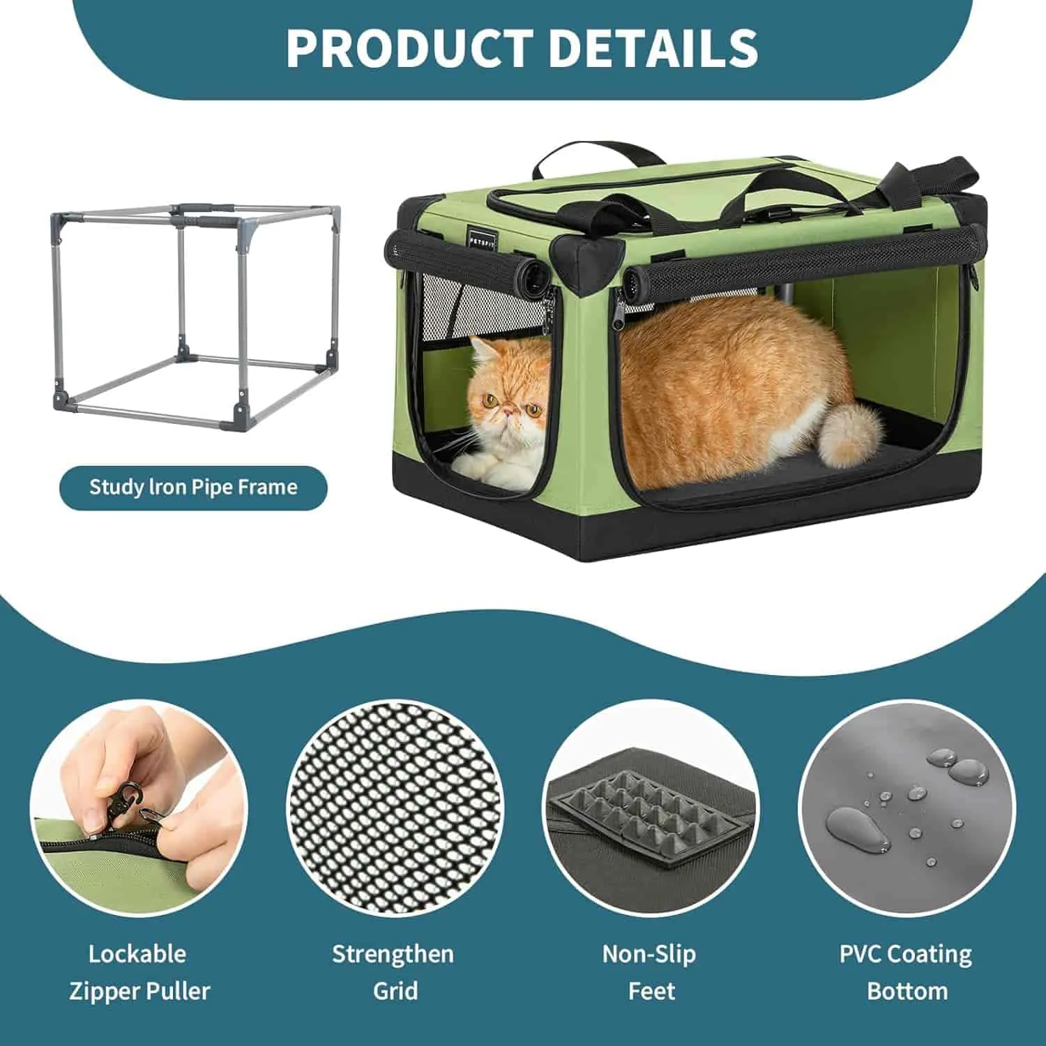 PETSFIT  Dog Crate for Puppy 20 Inch
