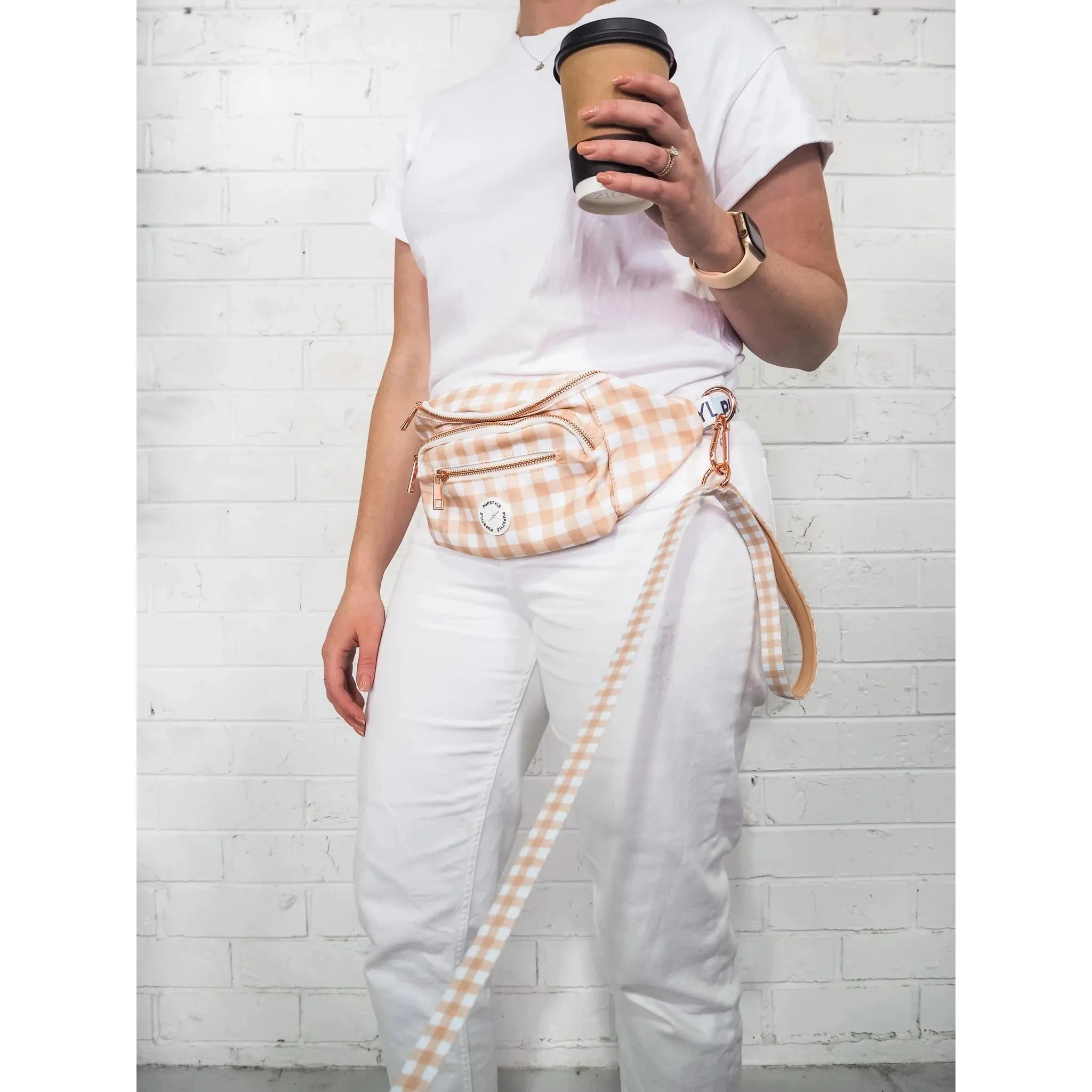 Pupstyle Suburban Collection Crème Brulee Parent Bum Bag^^^