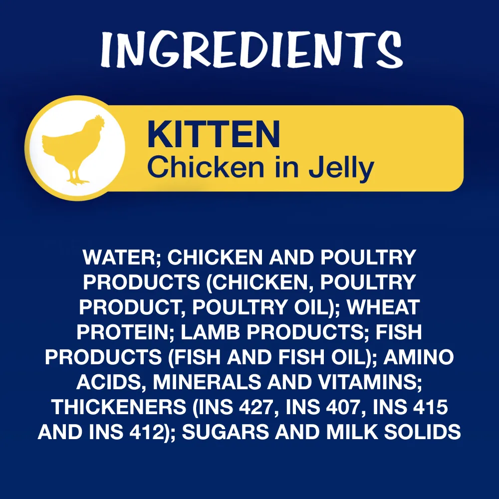 Purina Felix Chicken with Jelly Kitten Cat Wet Food