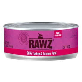 RAWZ 96% Turkey and Salmon Pate Wet Cat Food