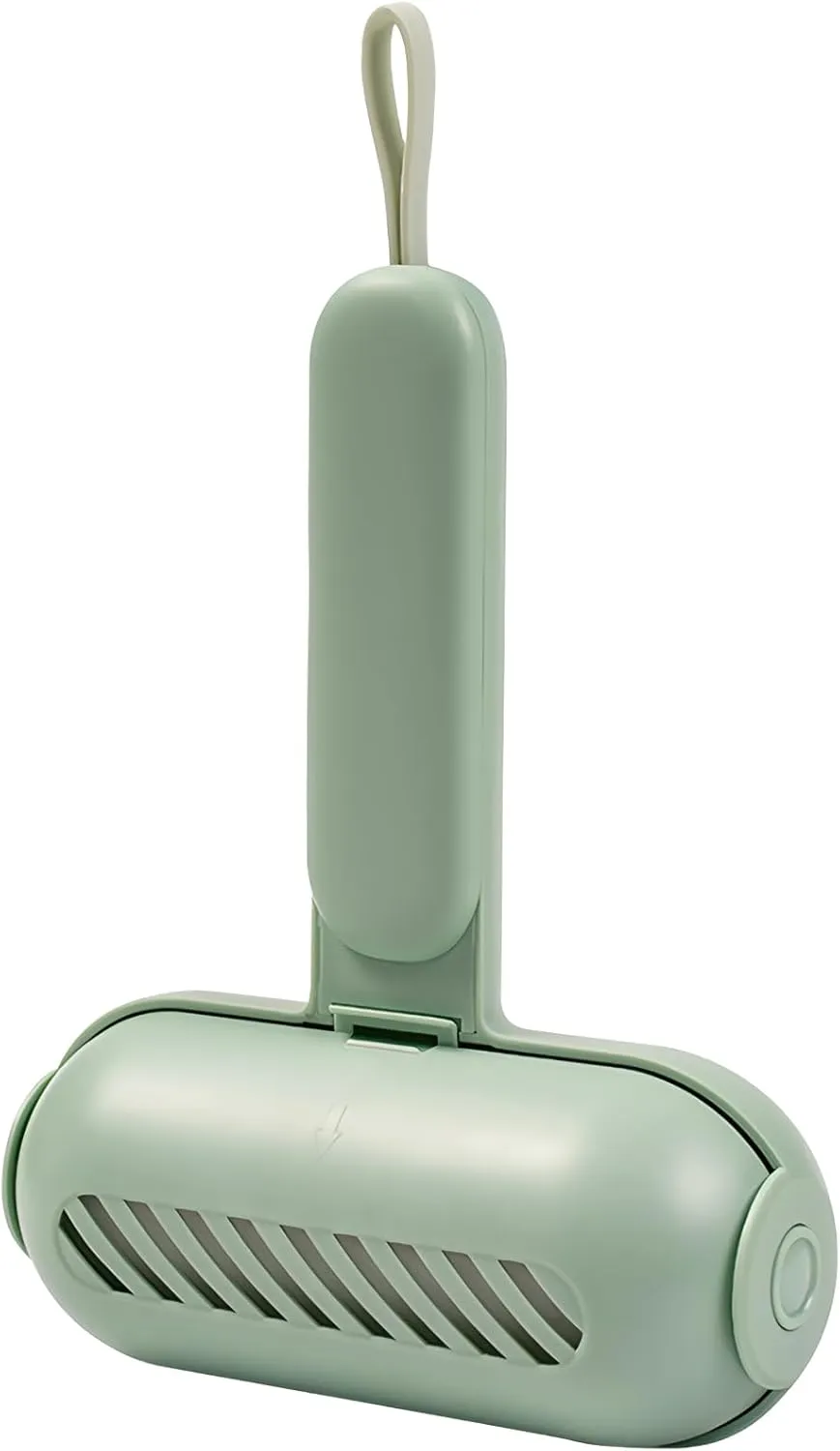 Reusable Washable Lint Roller with Handle  Extra Sticky Pet Hair Remover Gel for Clothes, Furniture & Travel  Compact, Eco-Friendly & Fabric-Safe (Green)