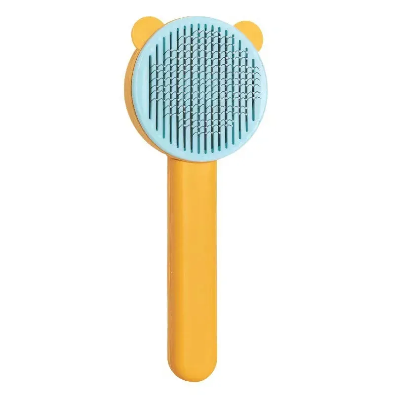Self Cleaning Slicker Brush for Dog Cat Pet Comb Remover Undercoat Tangled Hair Massages Particle Cat Combs Improves Circulation