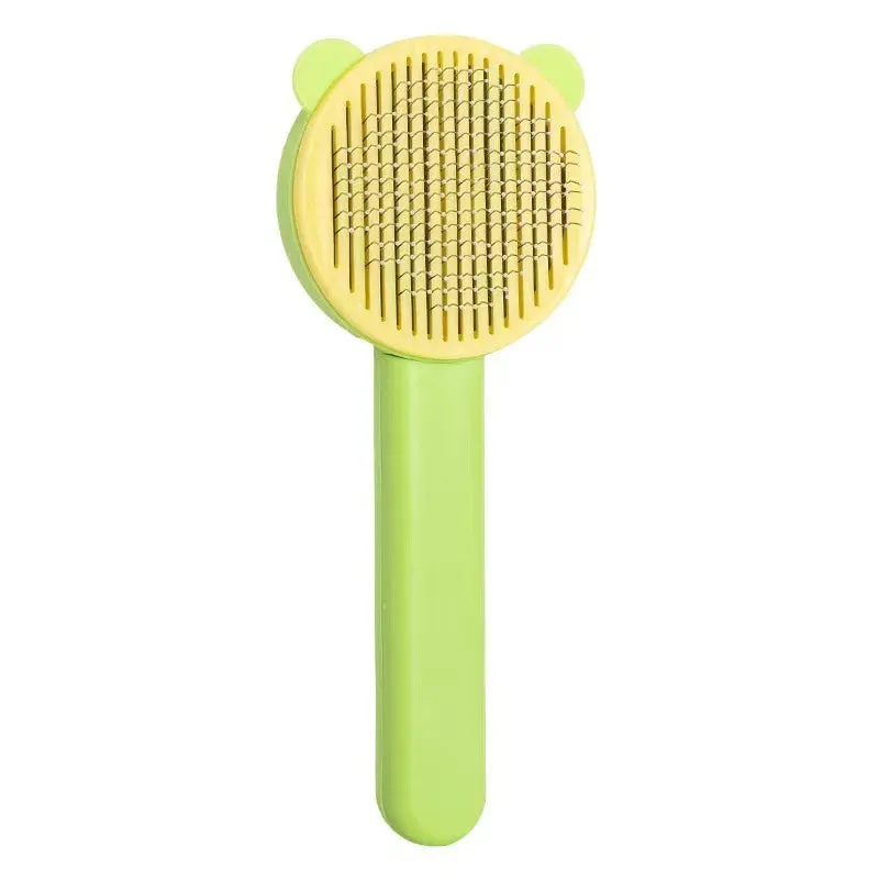 Self Cleaning Slicker Brush for Dog Cat Pet Comb Remover Undercoat Tangled Hair Massages Particle Cat Combs Improves Circulation
