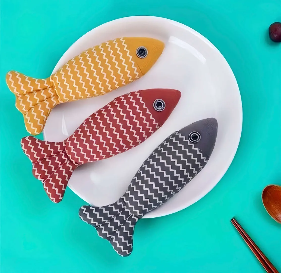 Stuffed Fish Cat Toy With Catnip