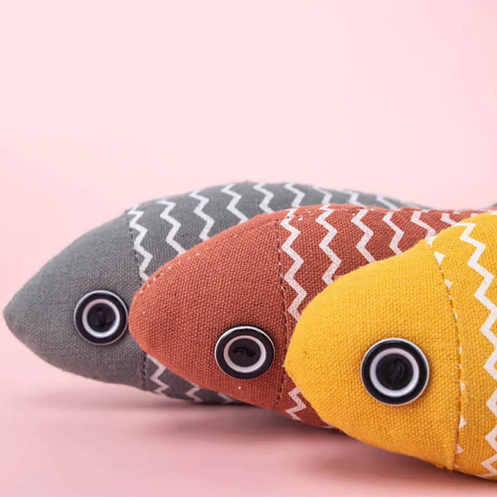 Stuffed Fish Cat Toy With Catnip