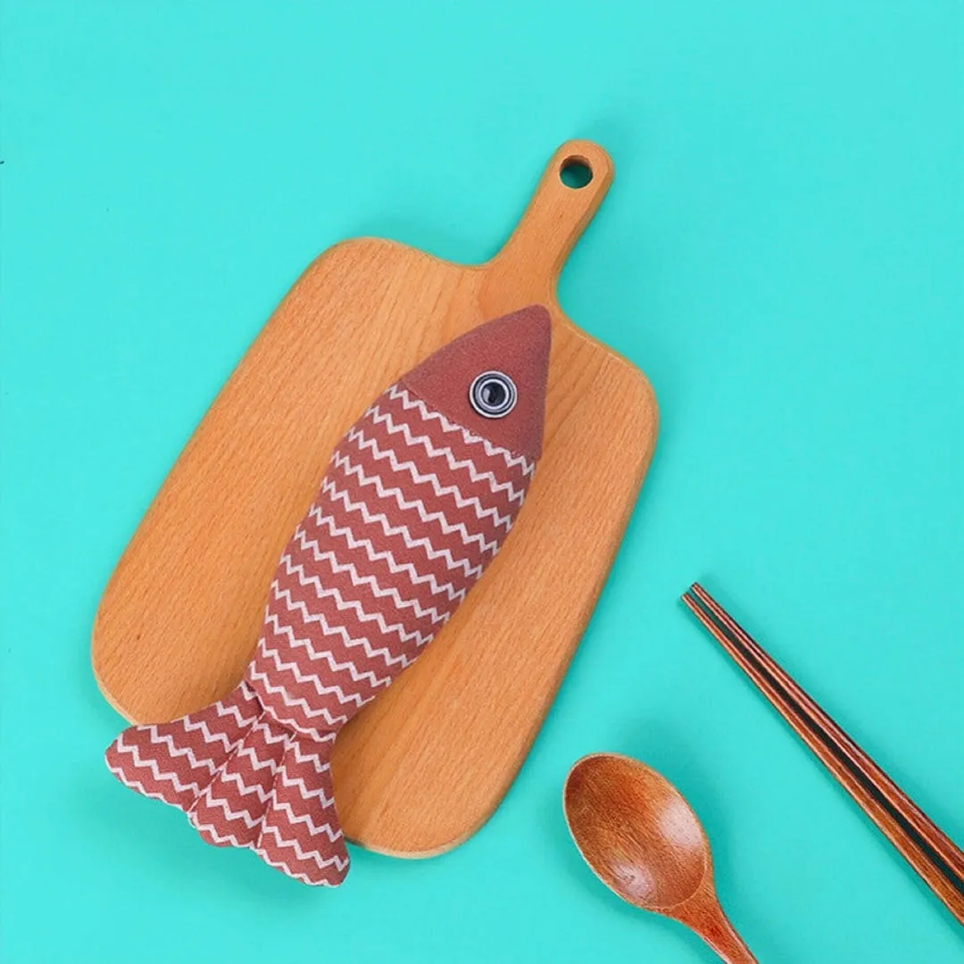 Stuffed Fish Cat Toy With Catnip