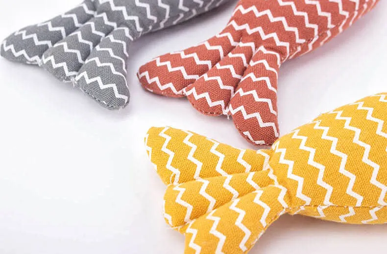 Stuffed Fish Cat Toy With Catnip