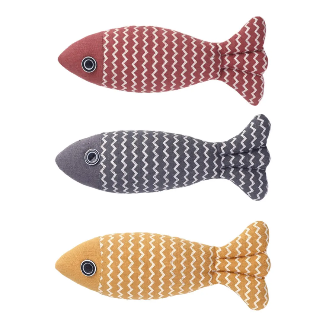 Stuffed Fish Cat Toy With Catnip