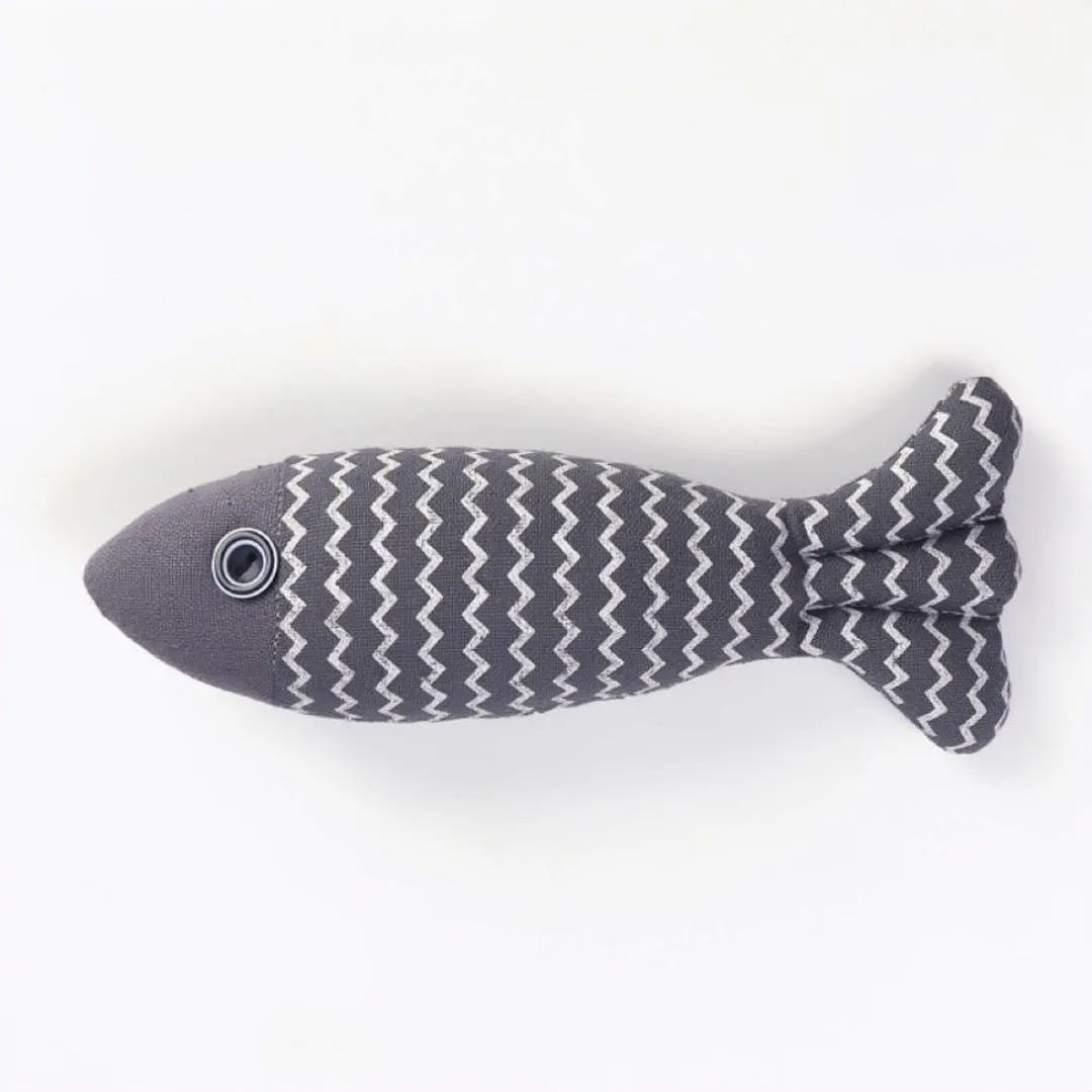 Stuffed Fish Cat Toy With Catnip