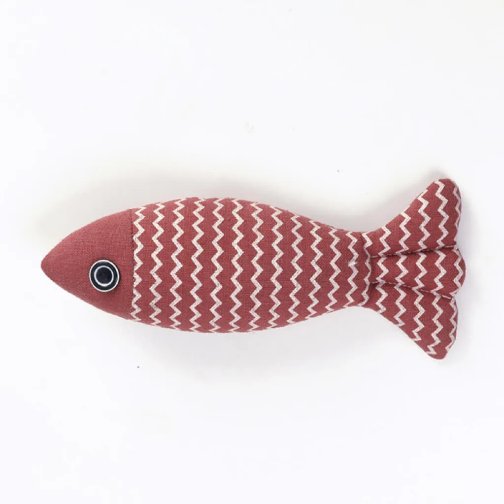 Stuffed Fish Cat Toy With Catnip