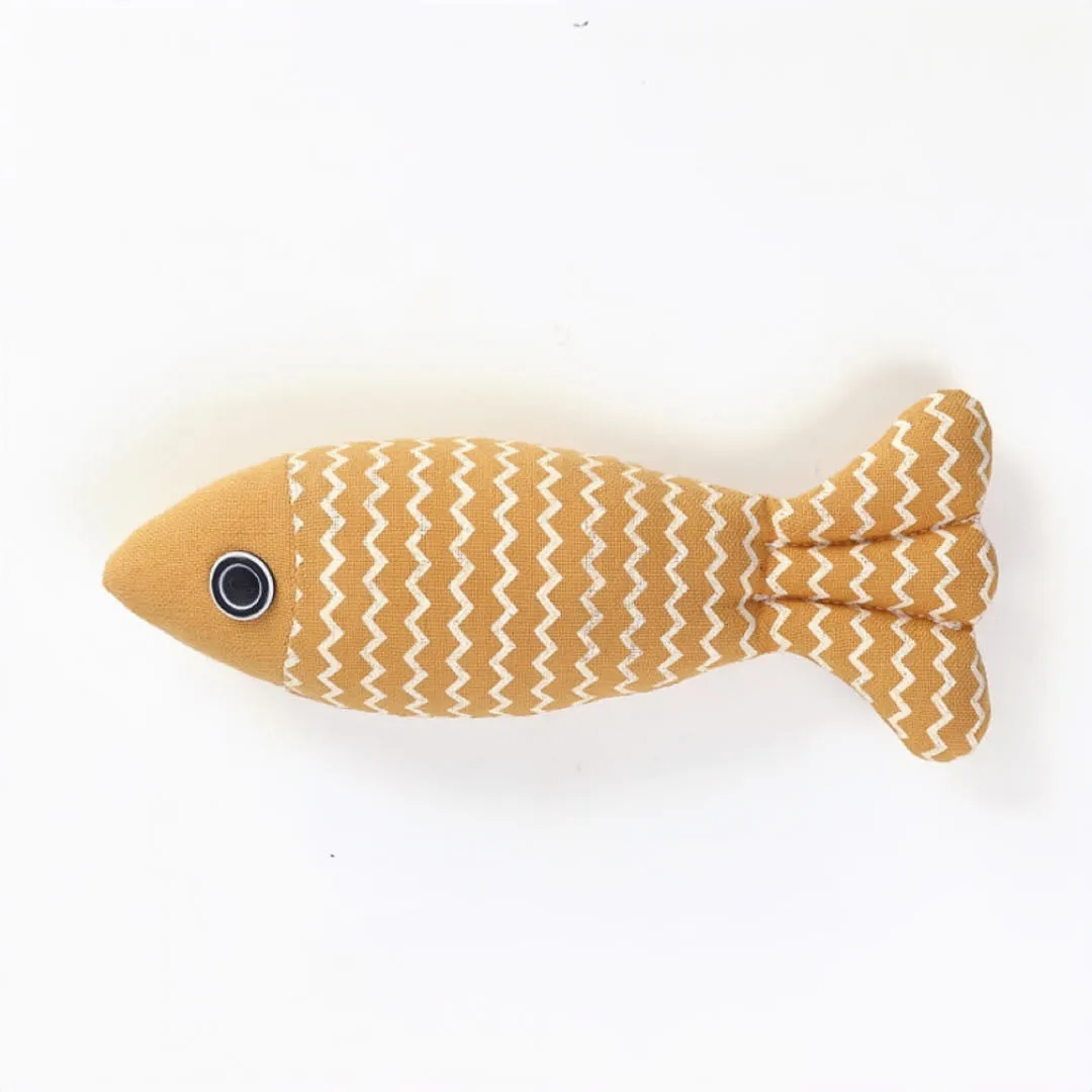 Stuffed Fish Cat Toy With Catnip