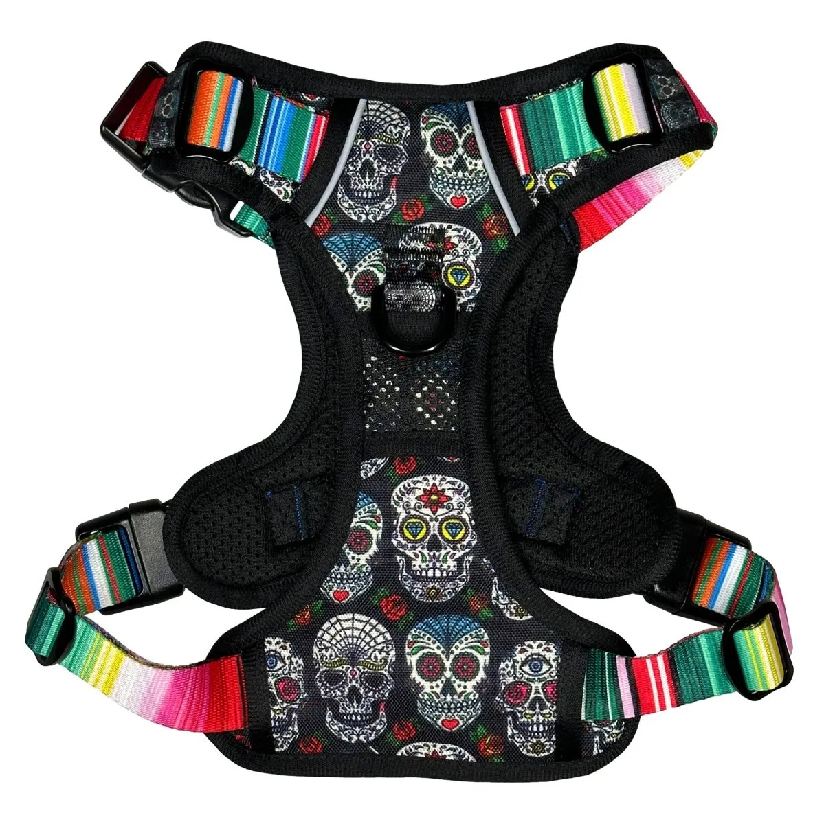 Sugar Skulls No Pull Dog Harness