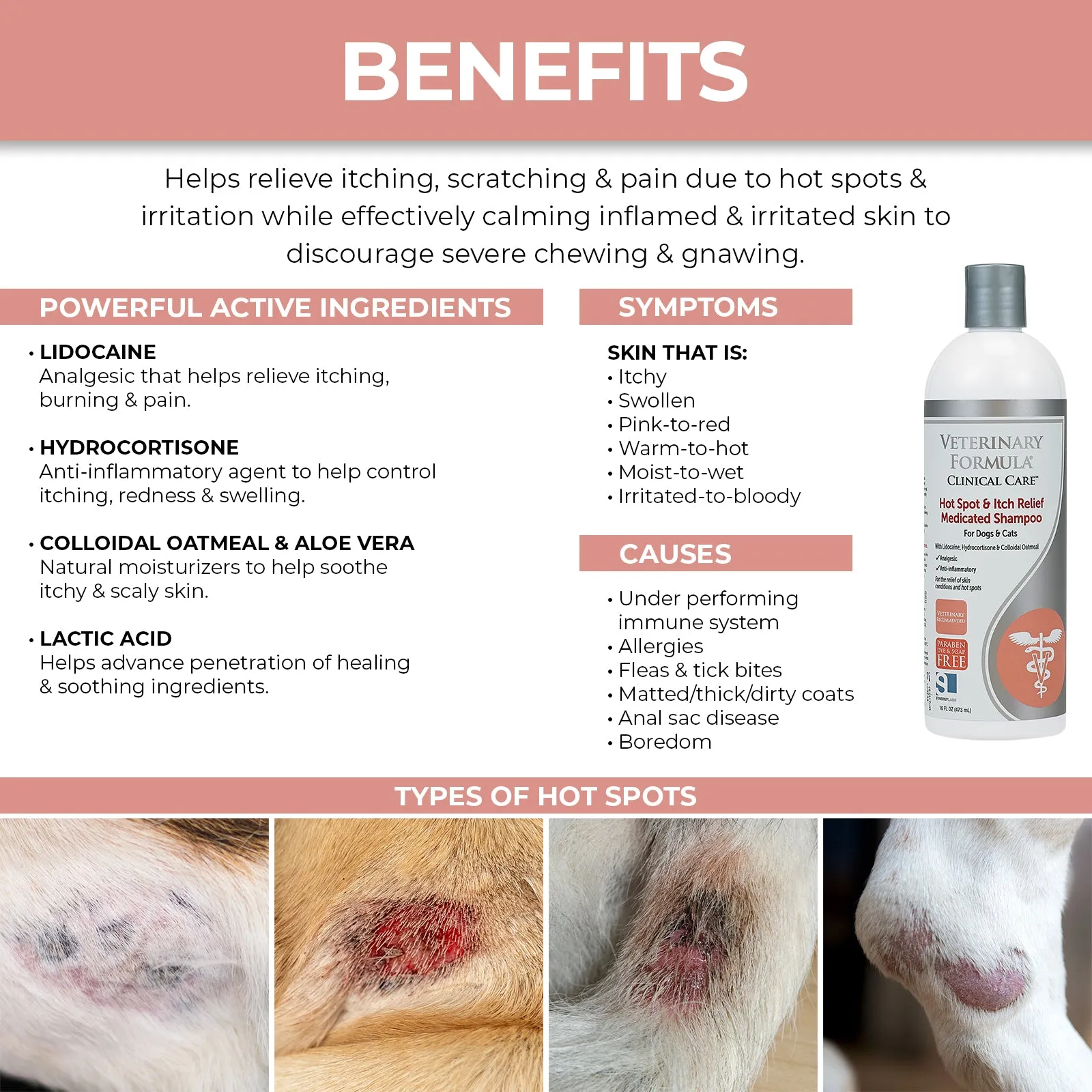 Veterinary Formula - Hot Spot & Itch Relief Medicated Shampoo