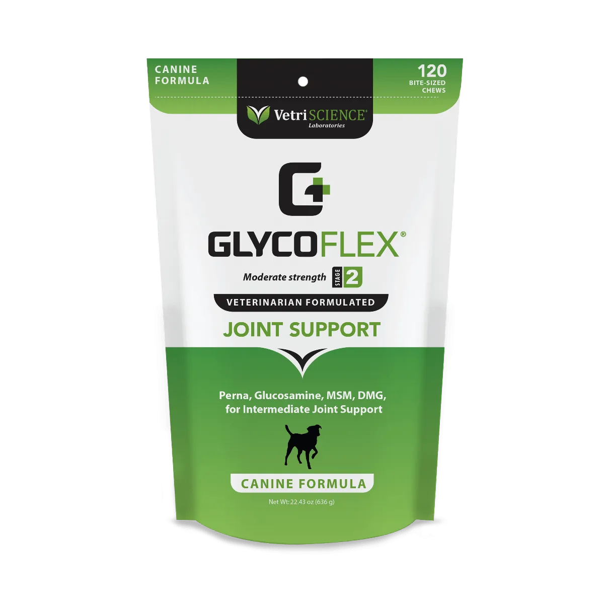 VetriScience GlycoFlex 2 Joint Supplement for Dogs (120 soft chews)