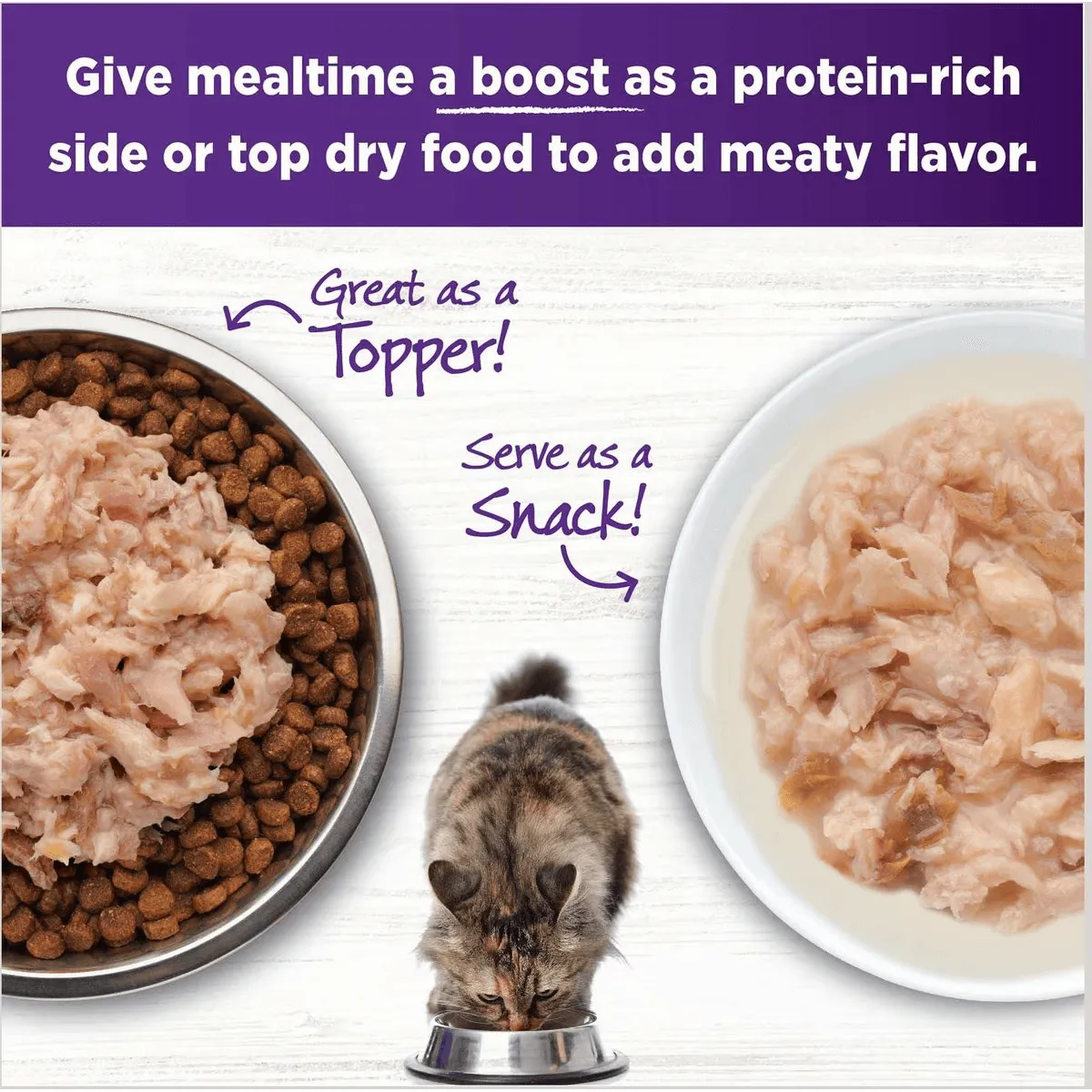 Wellness Bowl Boosters Flaked Salmon & Tuna Wet Cat Topper