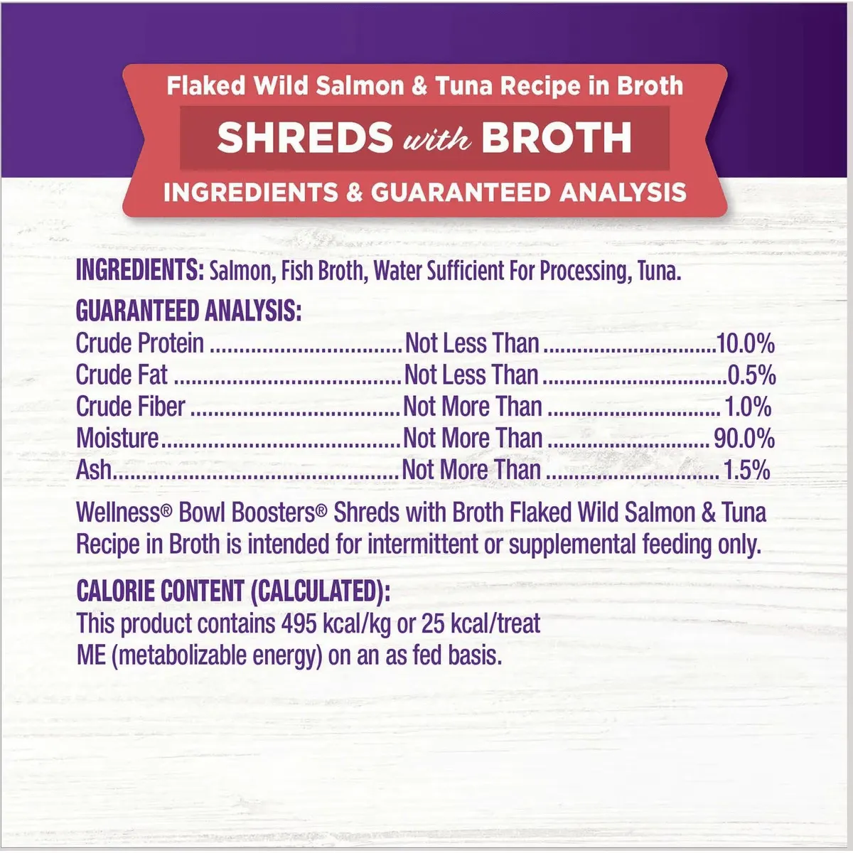 Wellness Bowl Boosters Flaked Salmon & Tuna Wet Cat Topper