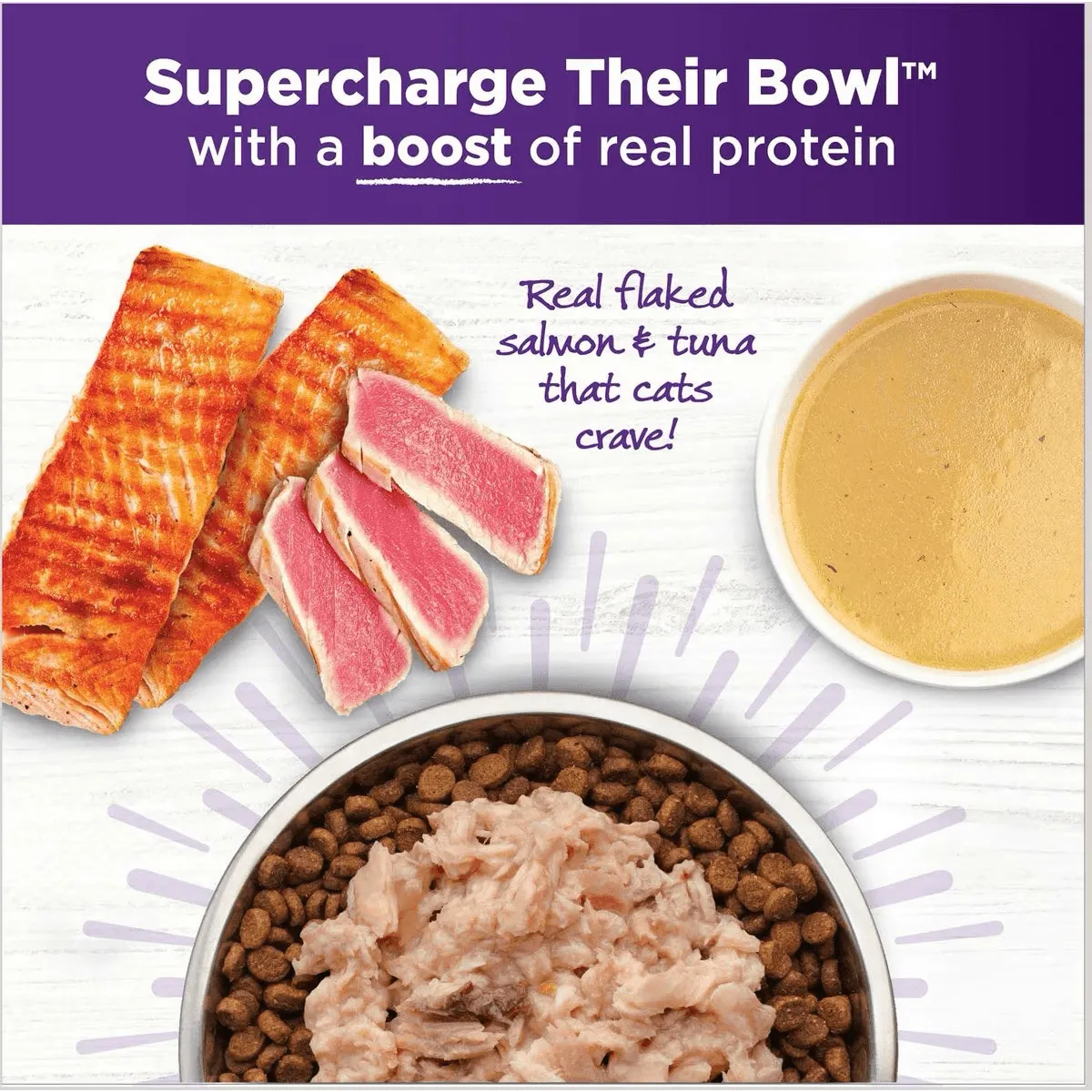 Wellness Bowl Boosters Flaked Salmon & Tuna Wet Cat Topper