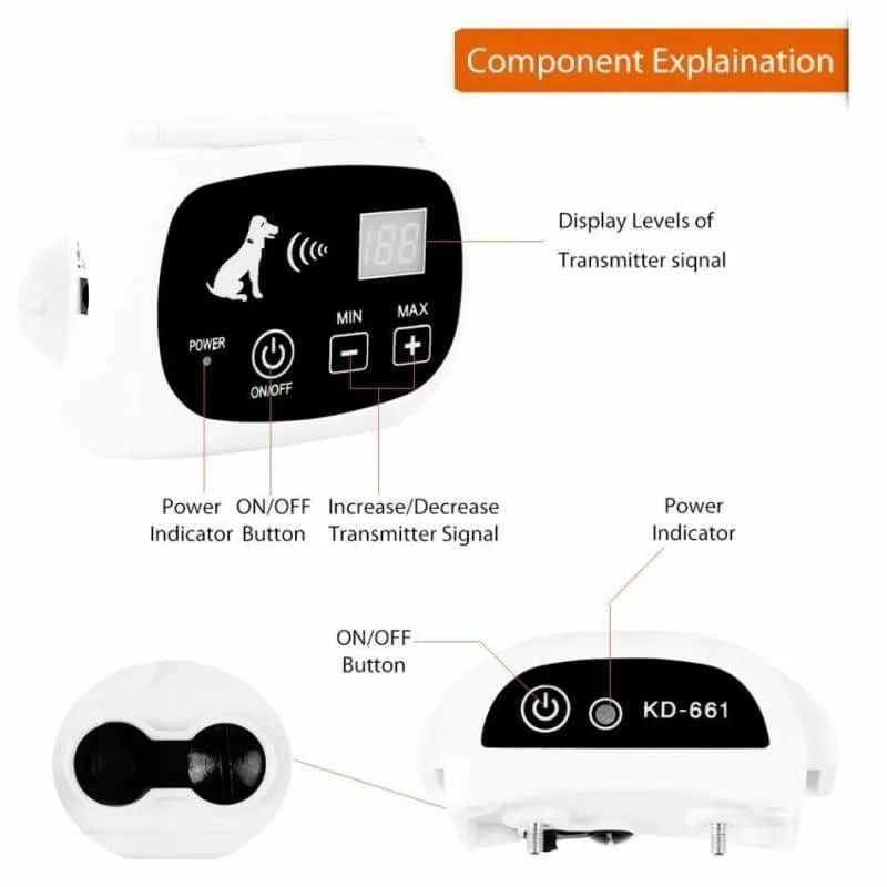 Wireless Dog Fence With Collar